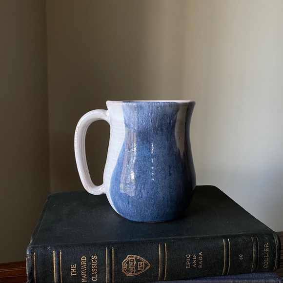 SOLD - Vintage 80s Pottery Mug - Picture 2 of 7